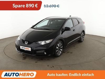 Gebraucht Honda Civic Executive 141 PS (103 kW) 2014 Schwarz Kombi
