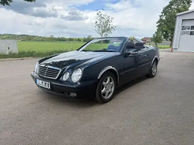 Gebraucht Mercedes CLK230 193 PS (141 kW) 1999 Schwarz Cabrio