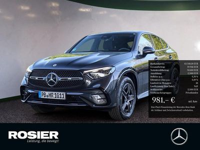 Gebraucht Mercedes GLC220 AMG line 197 PS (144 kW) 2025 Grau / graphitgrau Coupé