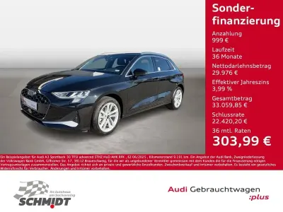 Gebraucht Audi A3 Advanced 116 PS (85 kW) 2025 Schwarz Limousine