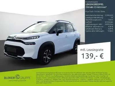 Usata Citroën C3 Aircross Shine 110 CV (80 kW) 2023 Bianco SUV