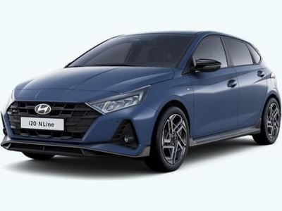 Neu Hyundai i20 N Line 101 PS (74 kW) 2025 Blau (vibrant blue mineraleffekt (blau)) Kleinwagen