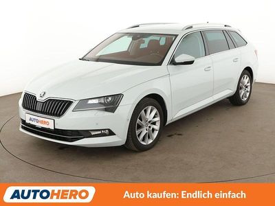 Gebraucht Skoda Superb Style 150 PS (110 kW) 2016 Weiß Kombi