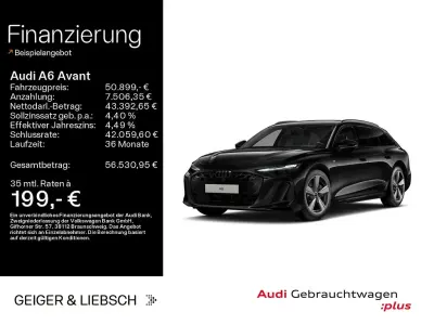 Gebraucht Audi A6 S-Line 204 PS (150 kW) 2025 Mythosschwarz metallic Kombi