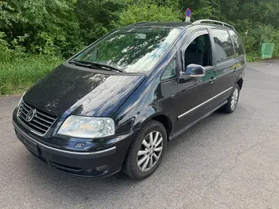 Gebraucht VW Sharan Sportline 116 PS (85 kW) 2008 Schwarz Van / Kleinbus