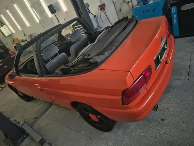 Gebraucht Ford Escort Cabriolet 88 PS (64 kW) 1995 Orange Cabrio