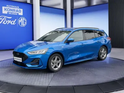 Begagnad Ford Focus ST-Line 125 HK (91 kW) 2024 Blå Sedan