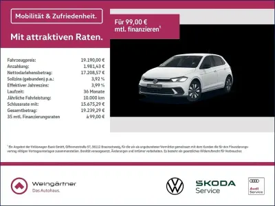 Gebraucht VW Polo Goal 95 PS (69 kW) 2025 Weiß Kleinwagen
