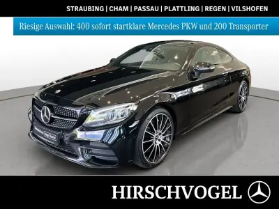 Gebraucht Mercedes C300 AMG line 258 PS (189 kW) 2023 Obsidianschwarz metallic Coupé