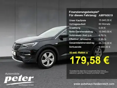 Gebraucht Opel Grandland X Innovation 131 PS (96 kW) 2020 Diamant schwarz/karbon schwarz SUV