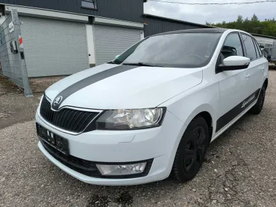 Gebraucht Skoda Rapid Joy 90 PS (66 kW) 2016 Weiß Kleinwagen
