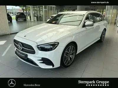Usado Mercedes E200 AMG 160 CV (117 kW) 2022 Blanco Familiar