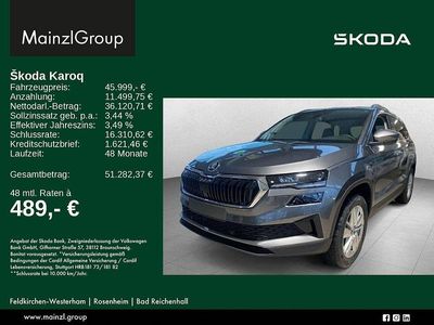 Neu Skoda Karoq Drive 150 PS (110 kW) 2025 Grau SUV