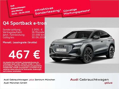Gebraucht Audi Q4 e-tron Advanced 210 kW (286 PS) 2025 Taifungrau metallic SUV