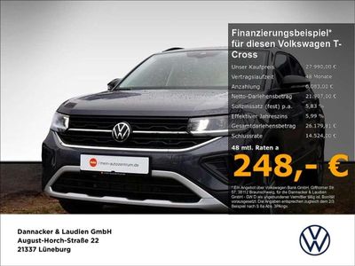 Gebraucht VW T-Cross Goal 95 PS (69 kW) 2024 Rauchgrau metallic SUV