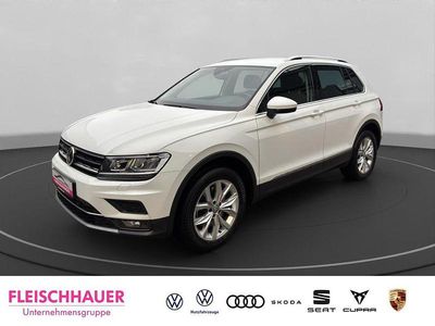 Pure white Gebraucht 2019 VW Tiguan Highline SUV | 23.900 € (Guter Preis)
