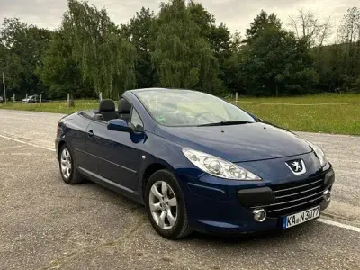 Gebraucht Peugeot 307 CC Sport 109 PS (80 kW) 2006 Blau Cabrio