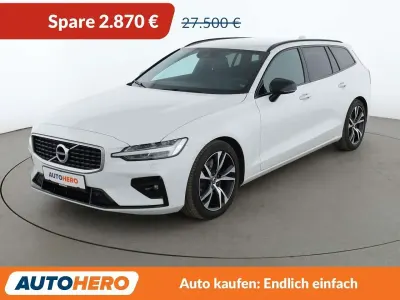 Gebraucht Volvo V60 R-Design 250 PS (183 kW) 2019 Ice white Kombi