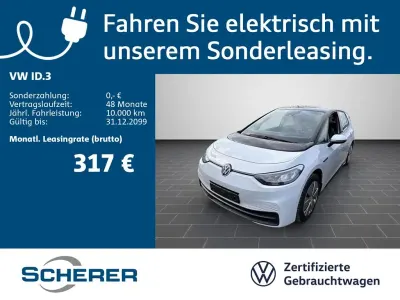 Usata VW ID.3 Pro 106 kW (145 CV) 2022 Bianco Utilitaria
