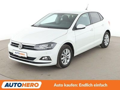 Gebraucht VW Polo Highline 95 PS (69 kW) 2018 Weiß Kleinwagen