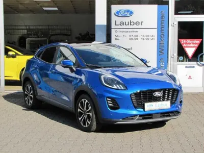 Gebraucht Ford Puma Titanium 125 PS (91 kW) 2025 Dynamicblau metallic (metallic) SUV