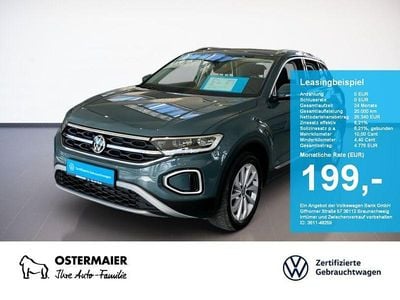Gebraucht VW T-Roc Style 116 PS (85 kW) 2024 Petroleum blue SUV