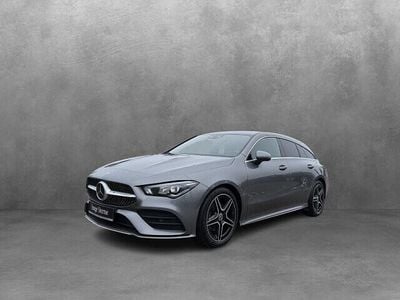 Gebraucht Mercedes CLA220 Shooting Brake AMG line 190 PS (139 kW) 2021 Metalliclack mountaingrau Kombi