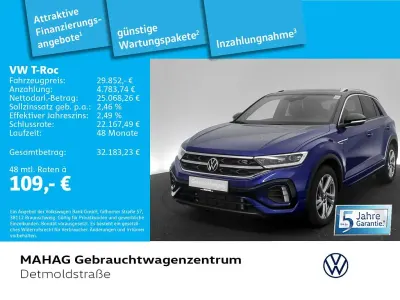 Gebraucht VW T-Roc R-line 150 PS (110 kW) 2025 Lapiz blue metallic/schwarz SUV