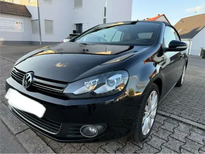 Gebraucht VW Golf Cabriolet 105 PS (77 kW) 2012 Schwarz Cabrio