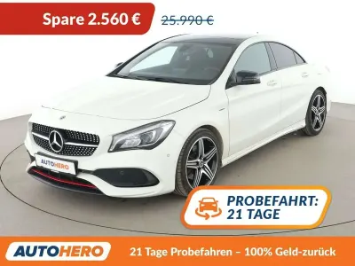 Brugt Mercedes CLA250 AMG line 218 HK (160 kW) 2017 Hvid Sedan