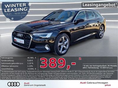 Mythosschwarz metallic Gebraucht 2025 Audi A6 Advanced Plus Kombi | 46.980 € (Superpreis)