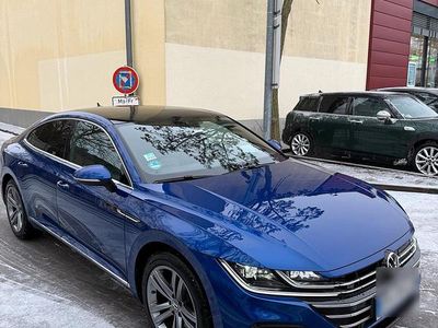 Blau Gebraucht 2021 VW Arteon R-line Limousine | 25.500 € (Fairer Preis)