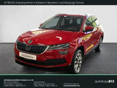 Gebraucht Skoda Karoq Clever 150 PS (110 kW) 2022 Velvetrot premium metallic SUV