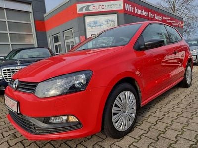 Gebraucht VW Polo Trendline 60 PS (44 kW) 2017 Rot Kleinwagen