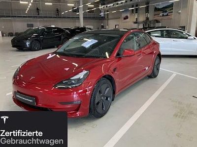 Gebraucht Tesla Model 3 Long Range RWD 208 kW (283 PS) 2021 Rot Limousine