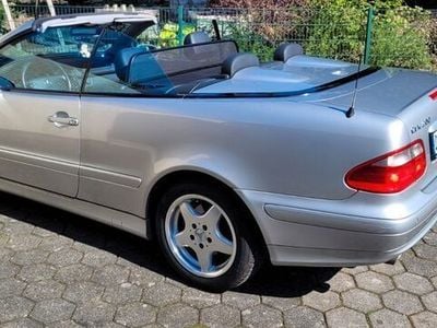 Gebraucht Mercedes CLK200 Avantgarde 163 PS (119 kW) 2000 Silber Cabrio