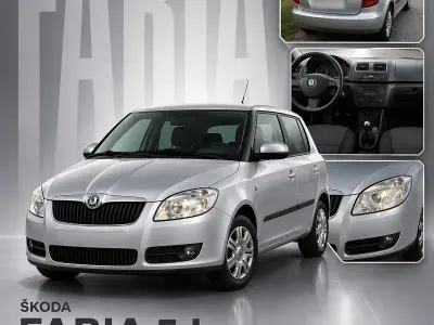 Gebraucht Skoda Fabia 60 PS (44 kW) 2009 Silber Kleinwagen