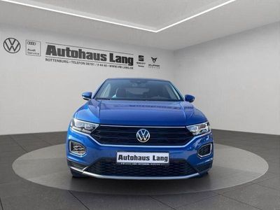 Gebraucht VW T-Roc Cabriolet Style 150 PS (110 kW) 2021 Ravennablau (metallic) Cabrio
