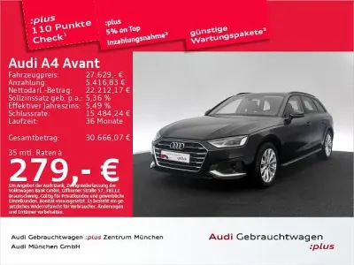 Gebraucht Audi A4 Advanced 204 PS (150 kW) 2021 Mythosschwarz metallic Kombi