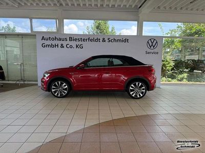 Gebraucht VW T-Roc Cabriolet R-line 150 PS (110 kW) 2021 Kings red (metallic) Cabrio