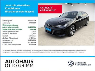 Gebraucht VW Passat Business 150 PS (110 kW) 2025 Schwarz Kombi
