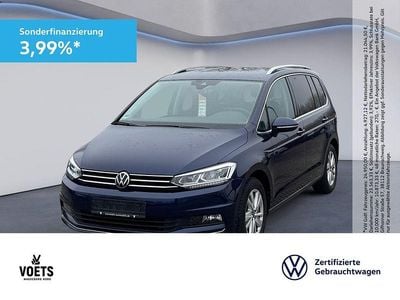Gebraucht VW Touran Highline 150 PS (110 kW) 2022 Blau Van / Kleinbus
