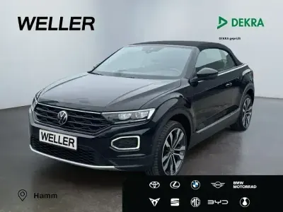 Gebraucht VW T-Roc Cabriolet Style 150 PS (110 kW) 2021 Schwarz Cabrio