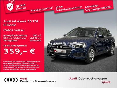 Blau Gebraucht 2024 Audi A4 Advanced Kombi | 32.740 € (Guter Preis)