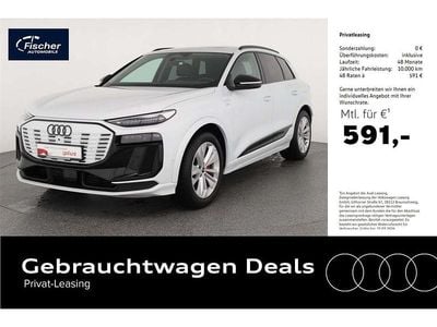 Gebraucht Audi Q6 e-tron S-Line 185 kW (252 PS) 2025 Gletscherweiß metallic SUV