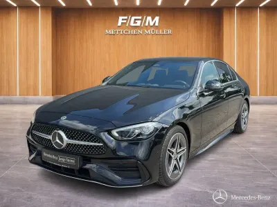 Gebraucht Mercedes C200 AMG 204 PS (150 kW) 2021 Obsidianschwarz Limousine