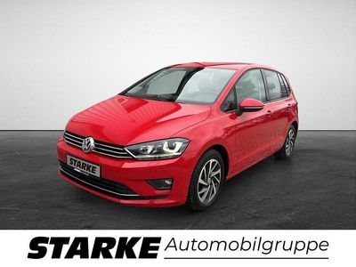 Gebraucht VW Golf Sportsvan Sound 110 PS (80 kW) 2017 Rot Van / Kleinbus