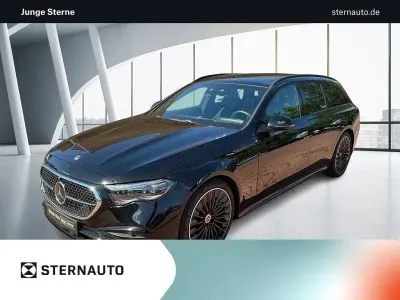 Gebraucht Mercedes E220 AMG 197 PS (144 kW) 2025 Unilack schwarz Kombi