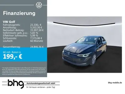 Gebraucht VW Golf VIII Style 131 PS (96 kW) 2023 Schwarz Limousine
