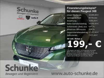 Gebraucht Peugeot 308 Allure 131 PS (96 kW) 2024 Gruen Limousine